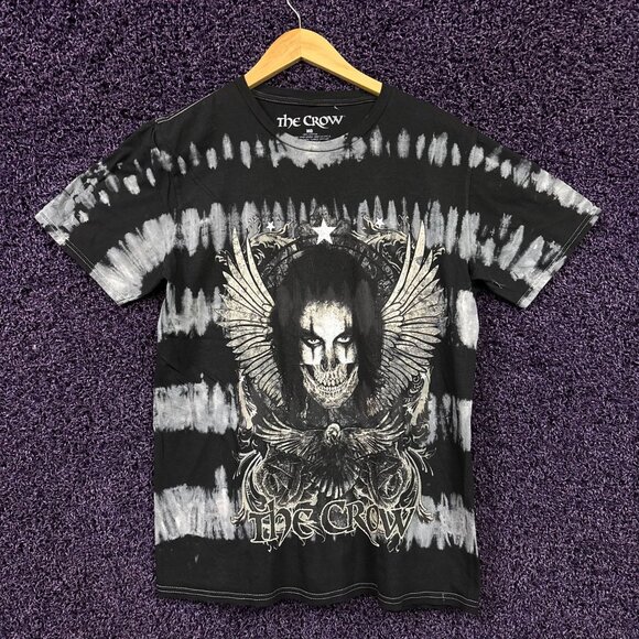 The Crow Angel of Death Goth Comic Movie Tie Dye T-Shirt M - Picture 1 of 4